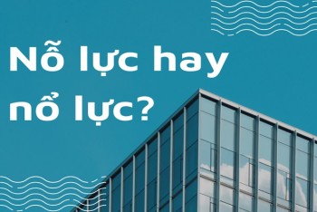 Nổ lực hay nỗ lực, năng nổ hay năng nỗ viết đúng chính tả?