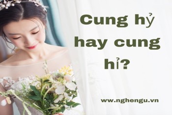 Cung hỷ hay cung hỉ viết đúng? Nên viết hỷ hay hỉ?