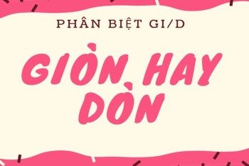 Giòn hay dòn? Rán giòn hay dòn, giòn tan hay dòn tan?