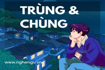 Trùng xuống hay chùng xuống? Trập trùng hay chập chùng đúng?