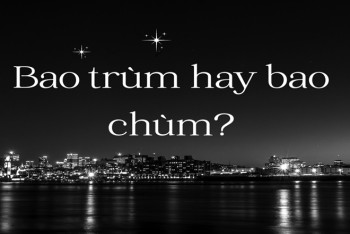 Bao trùm hay bao chùm đúng? Phân biệt trùm hay chùm chi tiết