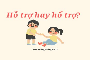 Hổ trợ hay hỗ trợ là đúng? Viết hỗ thẹn hay hổ thẹn?