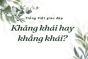 Khảng khái hay khẳng khái đúng chính tả? Nghĩa là gì?