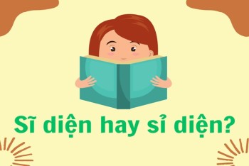 Sỉ diện hay sĩ diện? Liêm sỉ hay liêm sĩ đúng chính tả?