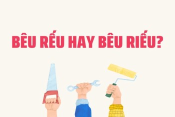 Viết bêu rếu hay bêu riếu mới đúng chính tả tiếng Việt?