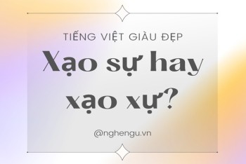 Xạo sự hay xạo xự viết đúng chính tả? Nghĩa là gì?