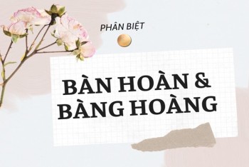 Phân biệt bàng hoàng hay bàn hoàn theo ví dụ chi tiết