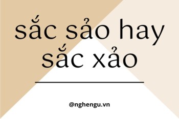 Viết sắc sảo hay sắc xảo mới đúng chính tả tiếng Việt?