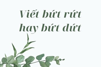 Viết bứt rứt hay bứt dứt hay bức rức mới đúng chính tả?