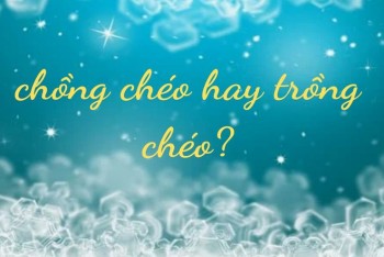 Chồng chéo hay trồng chéo? Vụng chèo khéo trống hay chống?