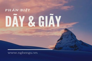 Viết dãy hay giãy? Giãy đành đạch hay dãy đành đạch?