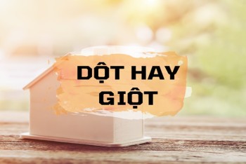 Mưa dột hay giột? Dột nước hay giột nước? Thấm dột hay thấm dột?