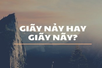 Viết giãy nảy hay giãy nãy mới đúng chính tả? Nghĩa là gì?