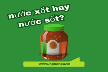 Viết nước sốt hay nước xốt từ điển tiếng Việt mới đúng?