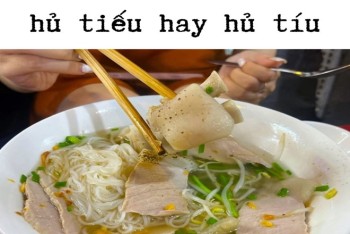 Viết hủ tíu hay hủ tiếu mới đúng? Cách gọi nào phổ biến hơn?
