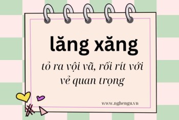 Lăn xăn hay lăng xăng, lăn quăn hay lăng quăng đúng chính tả?