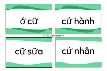 Ở cử hay ở cữ, cử hành hay cữ hành, cữ sữa hay cử sữa?