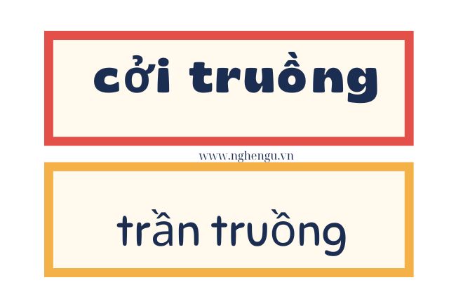 coi chuong hay coi truong