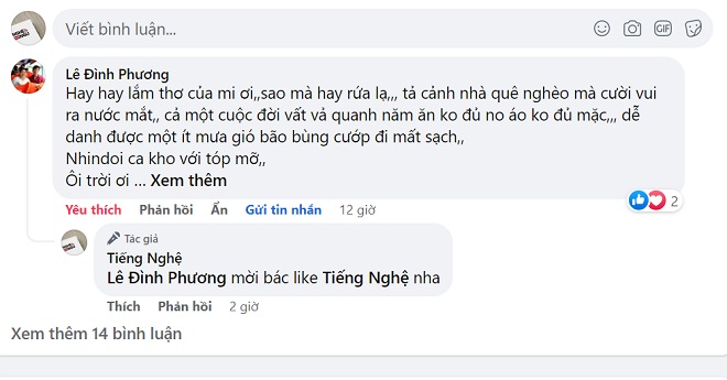 tho tieng nghe an hay