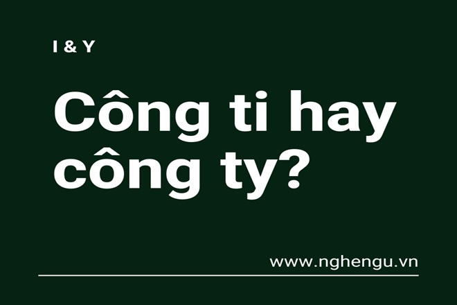 cong ti hay cong ty