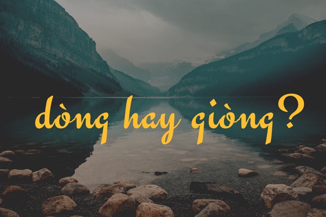 dong hay giong