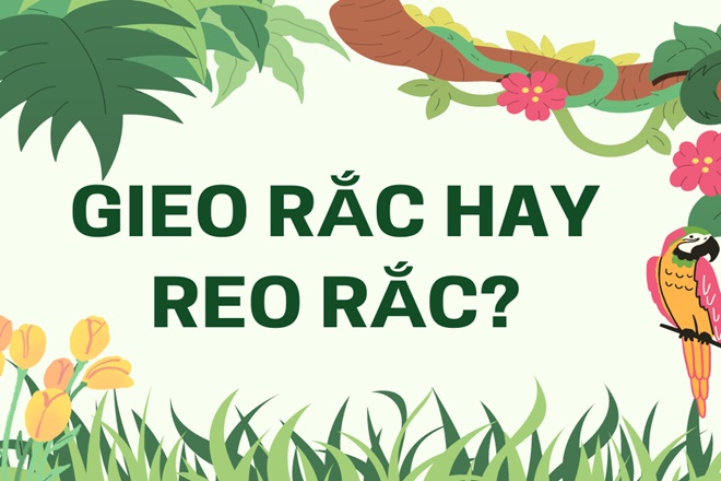 gieo rac hay reo rac