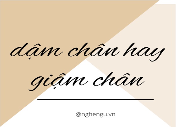 dam chan tai cho hay giam chan tai cho