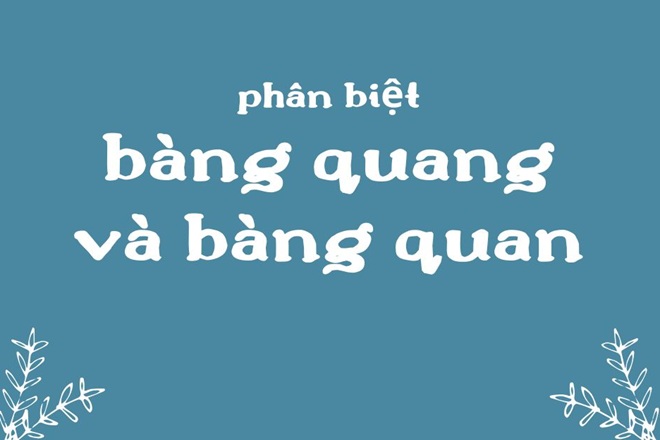 bang quang hay bang quan