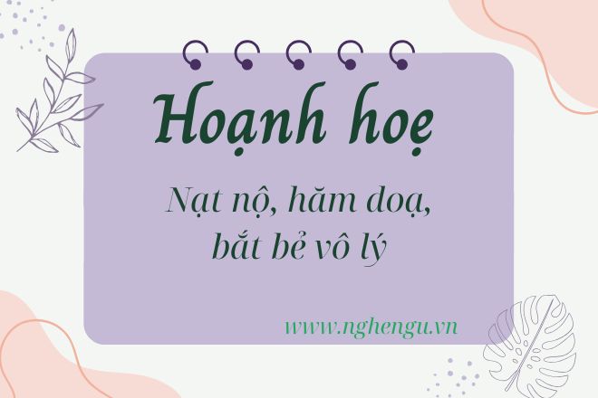 hoanh hoe hay hoach hoe