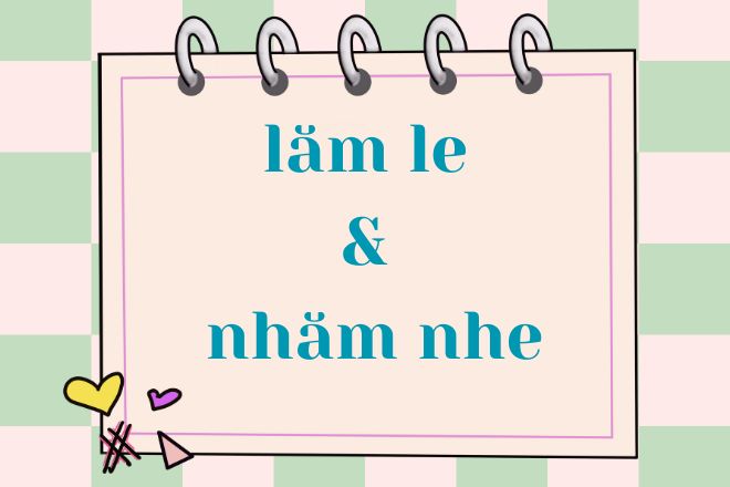 lam le hay nham nhe
