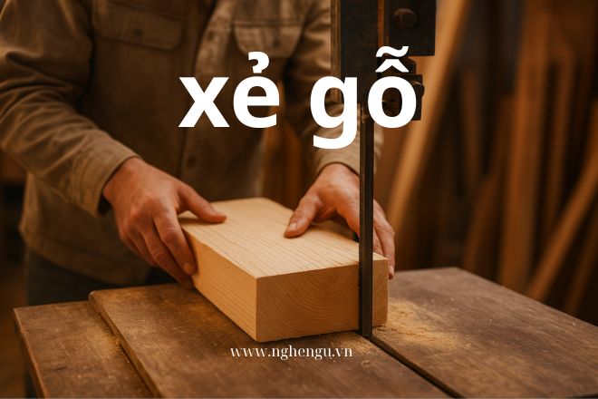 Xẻ gỗ hay sẻ gỗ đúng chính tả? Cách phân biệt xẻ và sẻ